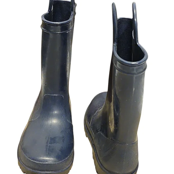 Capelli of New York Black Kids Rain Boots - Picture 3 of 5
